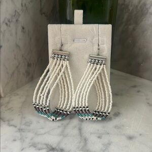 Elegant Beaded Dangle Earrings